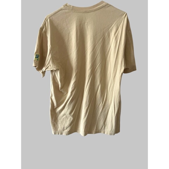 NIKE Mens Sole Food Served Fresh Graphic Loose Fit M T-Shirt Tan - Picture 4 of 6